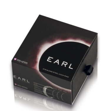 The Earl 55mm Engraved Round Cock Ring Mystim